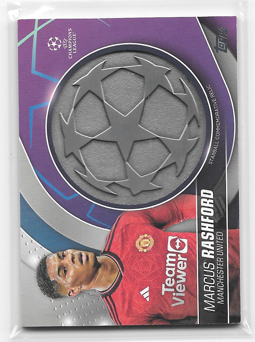 Marcus Rashford (Manchester United) Starball Relic Topps UCC Flagship 23-24