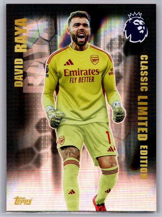 David Raya (Arsenal) Limited Edition Topps Premier League 25-26