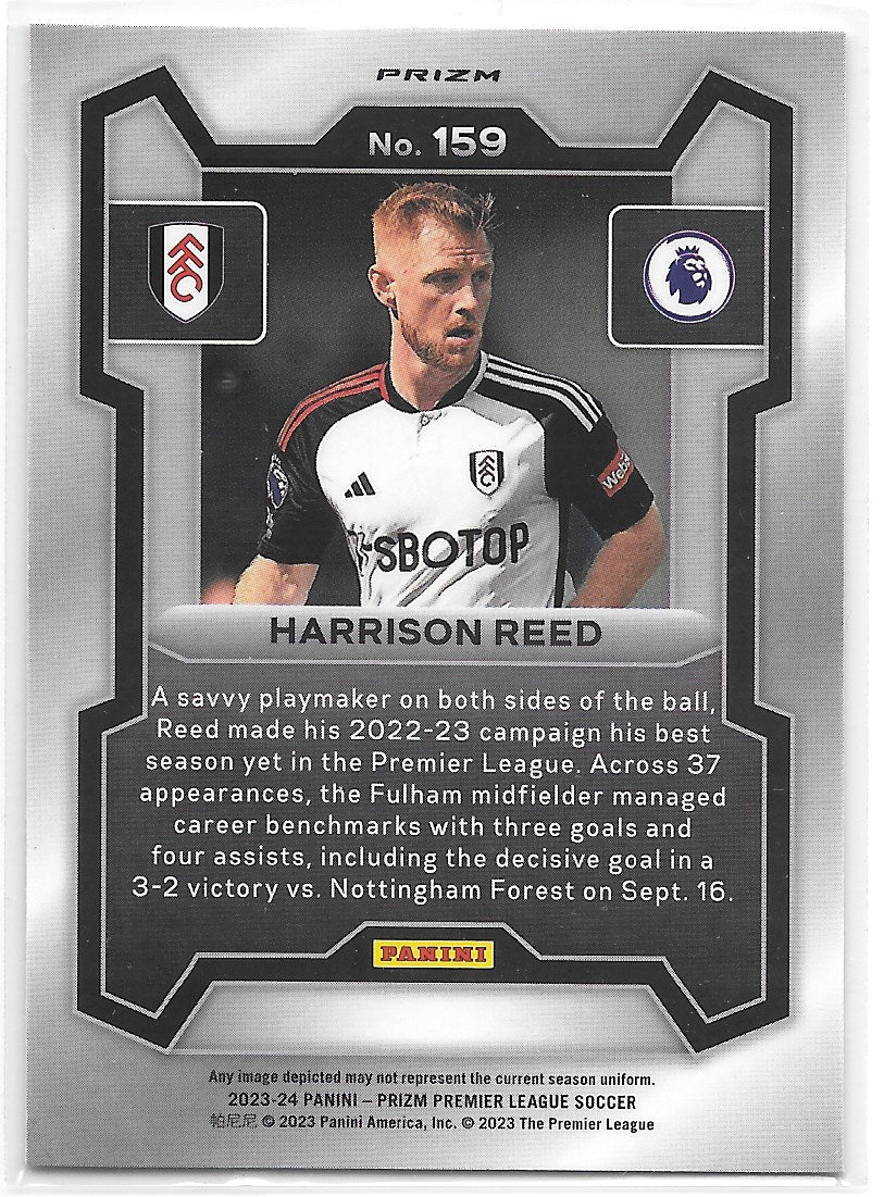 Harrison Reed (Fulham) Silver Panini Prizm Premier League 23-24