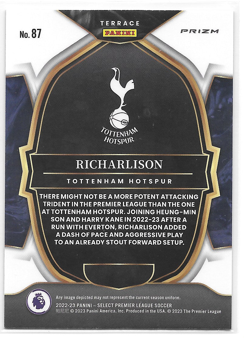 Richarlison (Tottenham Hotspur) Terrace Red Panini Select Premier League 22-23