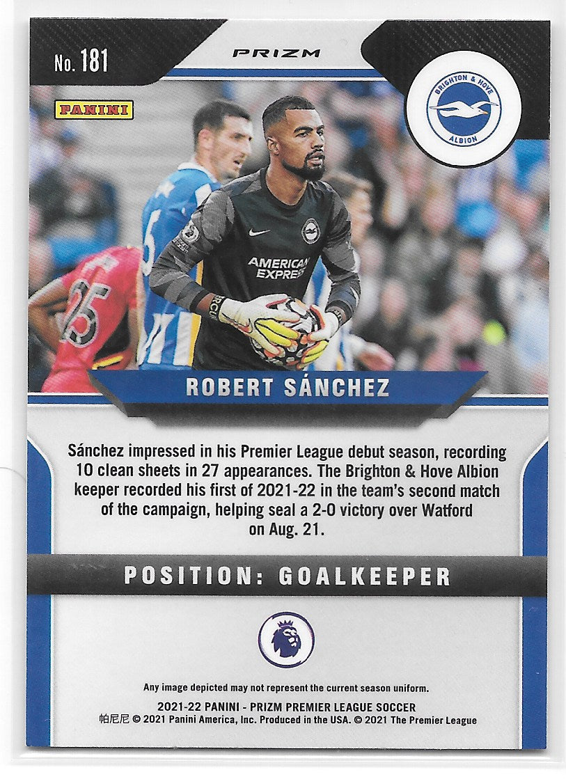 Robert Sanchez (Brighton & Hove Albion) Breakaway Panini Prizm Premier League 21-22