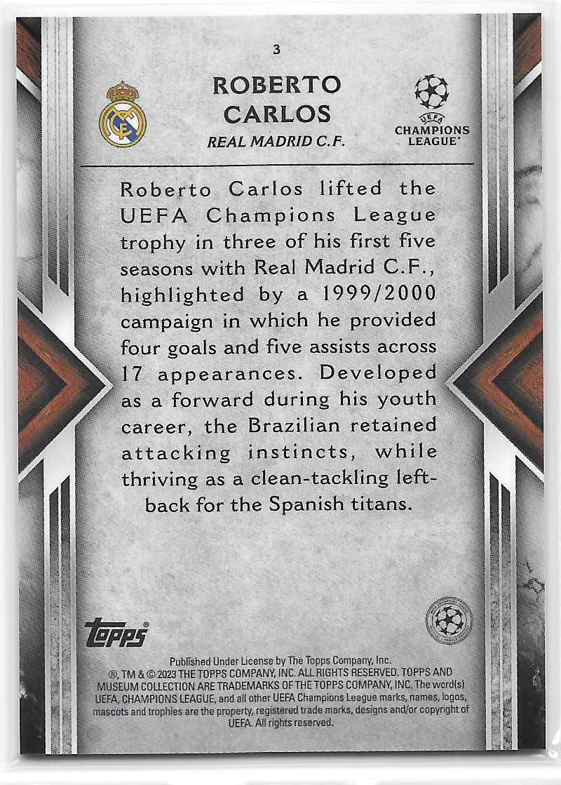 Roberto Carlos (Real Madrid) Base Topps Museum Collection UEFA Champions League 22-23