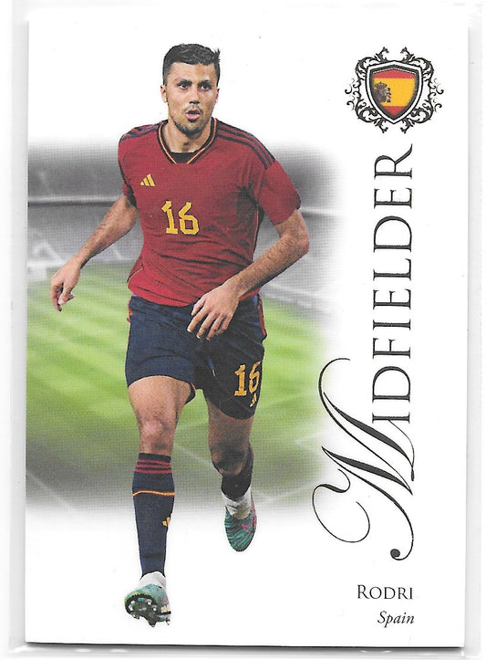 Rodri (Spain) Base Futera Unique World Football 23-24