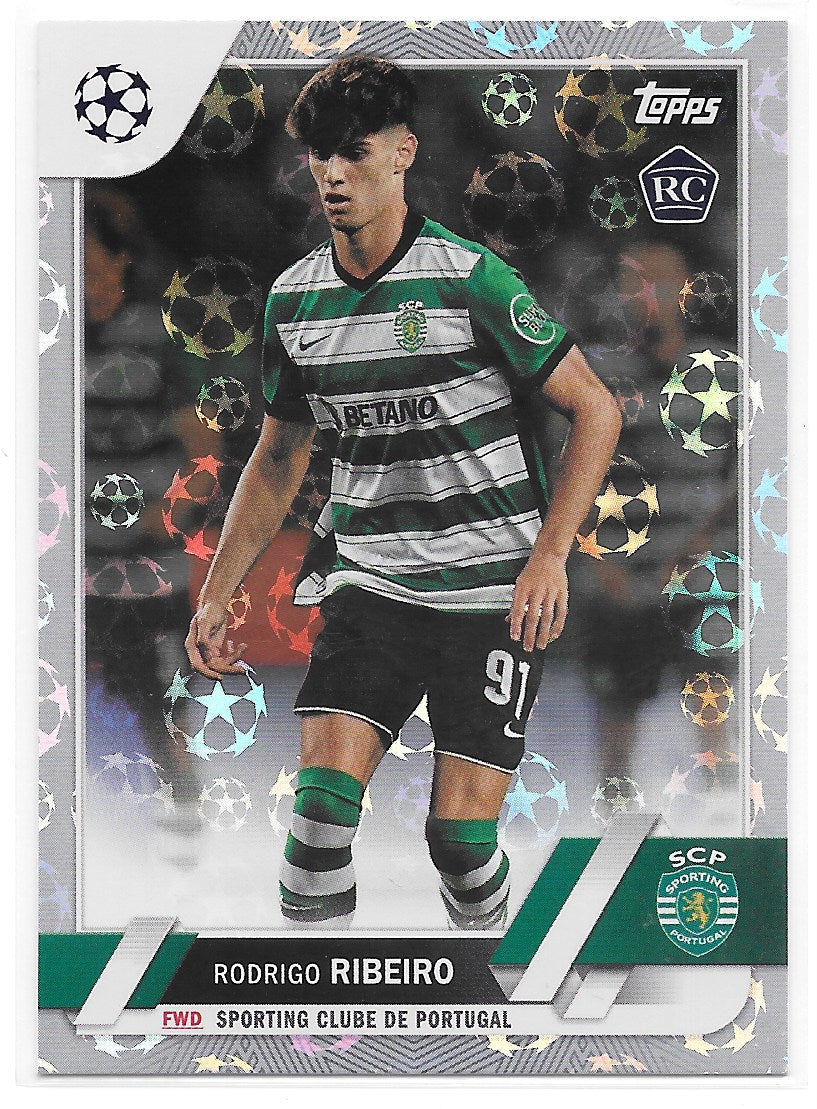 Rodrigo Ribeiro (Sporting Clube de Portugal) Starball Foil RC Topps UCC Flagship 22-23