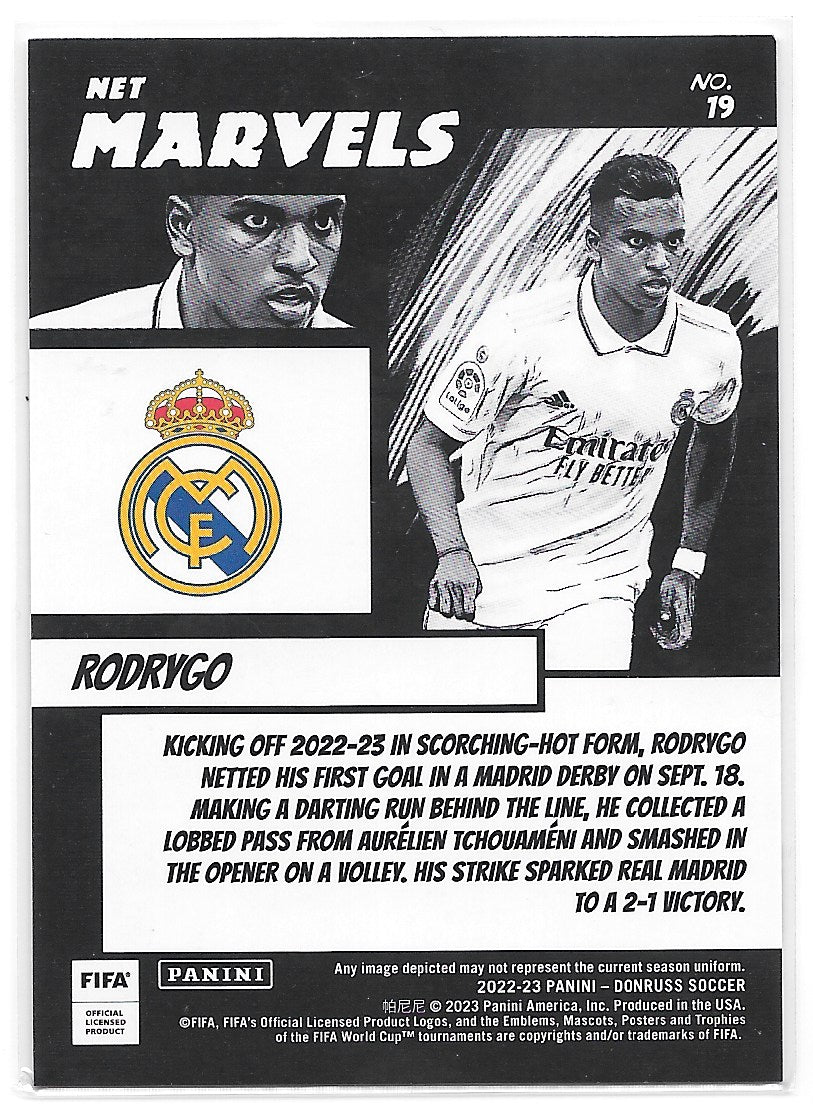 Rodrygo (Real Madrid CF) Net Marvels Panini Donruss FIFA 22-23