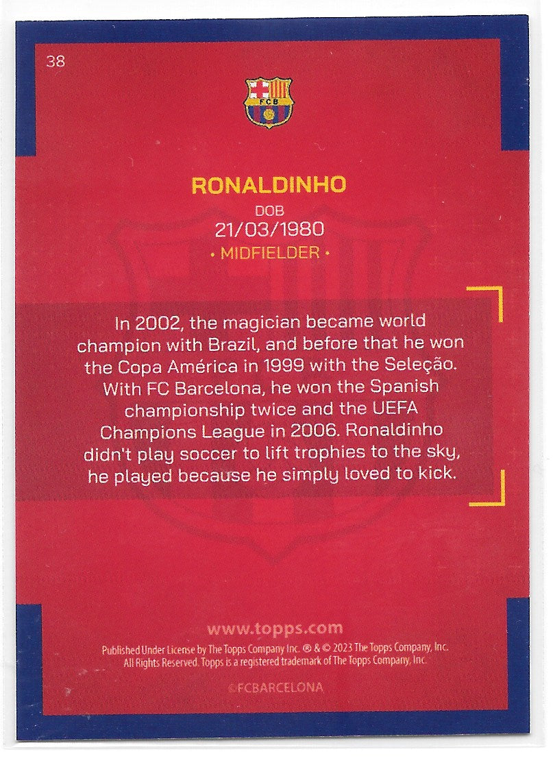 Ronaldinho (FC Barcelona) Blaugrana Topps FC Barcelona Team Set 22-23