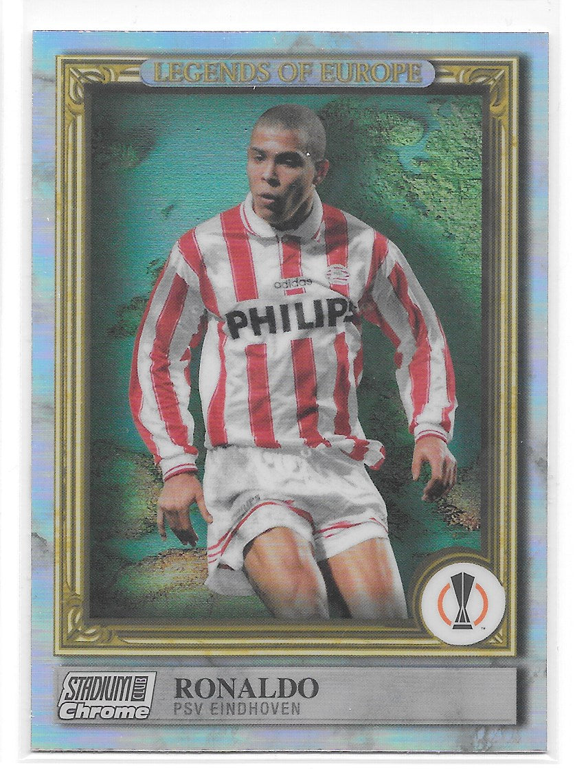 Ronaldo (PSV Eindhoven) Legends of Europe Topps Stadium Club Chrome 22-23