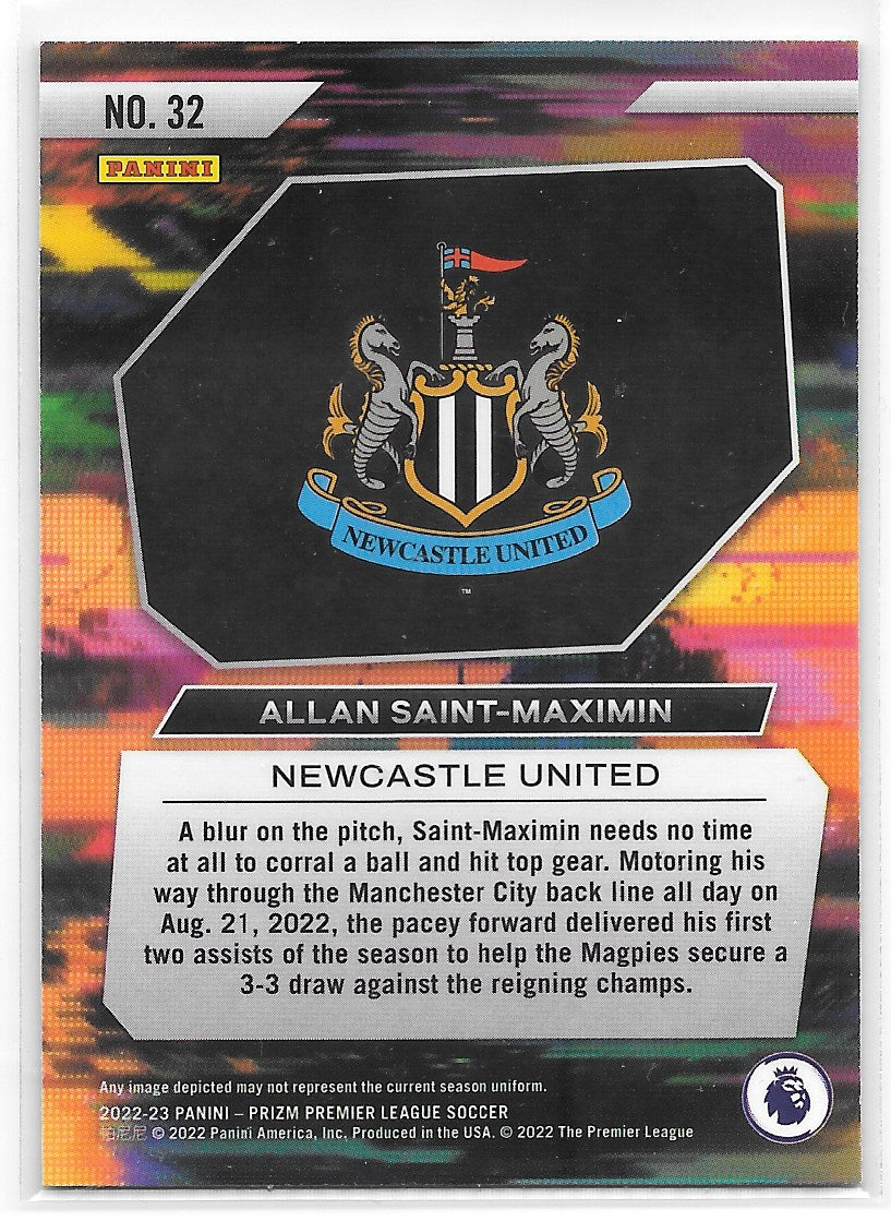 Allan Saint-Maximin (Newcastle United) Instant Impact Panini Prizm Premier League 22-23