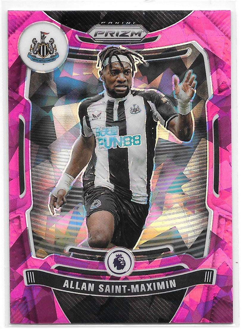 Allan Saint-Maximin (Newcastle United) Pink Ice Panini Prizm Premier League 21-22