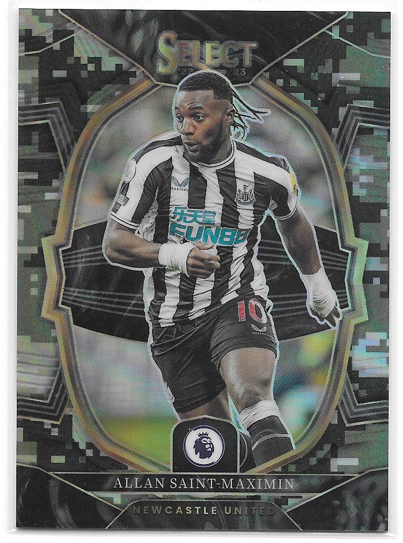 Allan Saint-Maximin (Newcastle United) Terrace Camo /225 Panini Select Premier League 22-23