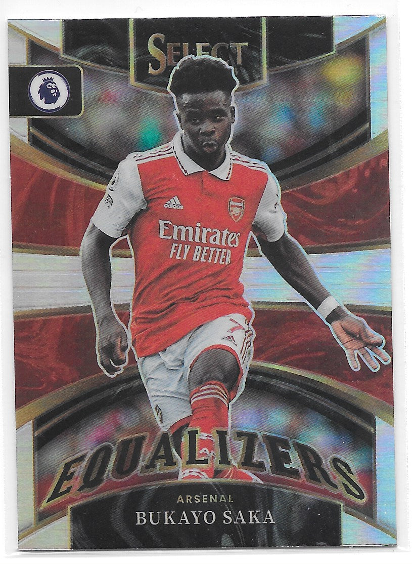 Bukayo Saka (Arsenal FC) Equalizers Panini Select Premier League 22-23