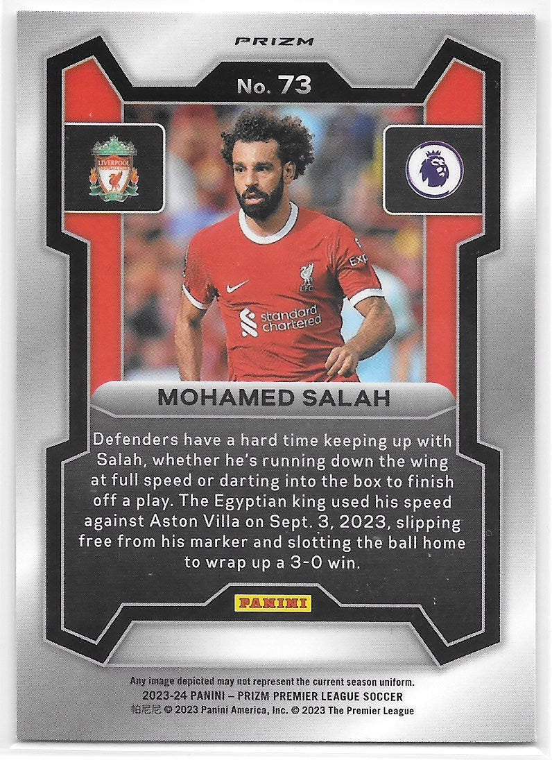 Mohamed Salah (Liverpool FC) Breakaway Panini Prizm Premier League 23-24