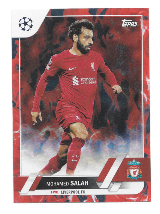 Mohamed Salah (Liverpool FC) Inferno Topps UCC Flagship 22-23