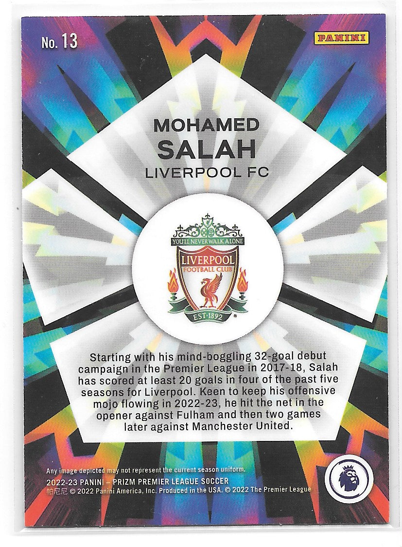 Mohamed Salah (Liverpool FC) Kaleidoscopic Panini Prizm Premier League 22-23