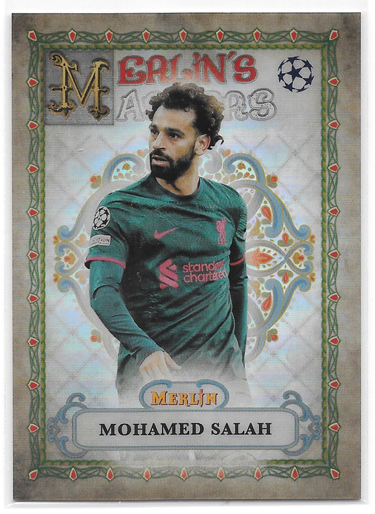 Mohamed Salah (Liverpool FC) Merlin’s Masters Topps Merlin Chrome UCC 22-23