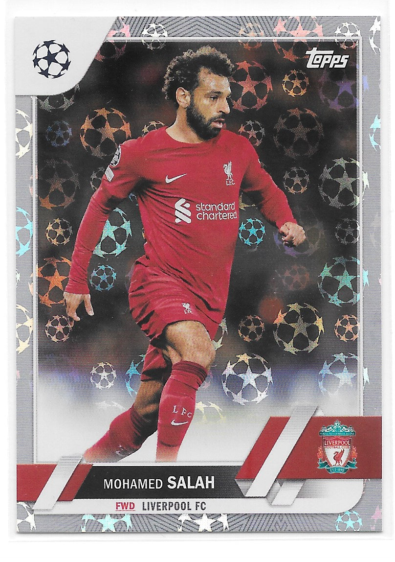 Mohamed Salah (Liverpool FC) Starball Foil Topps UCC Flagship 22-23