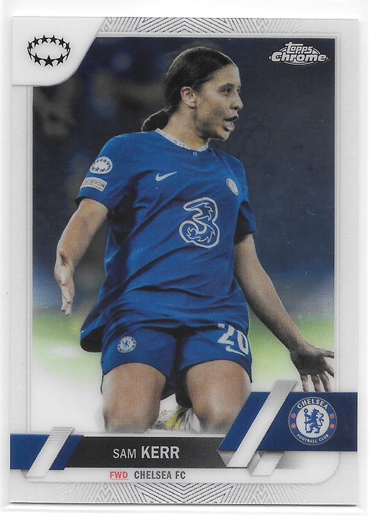 Sam Kerr (Chelsea FC) Topps Chrome UEFA Women’s Champions League 22-23