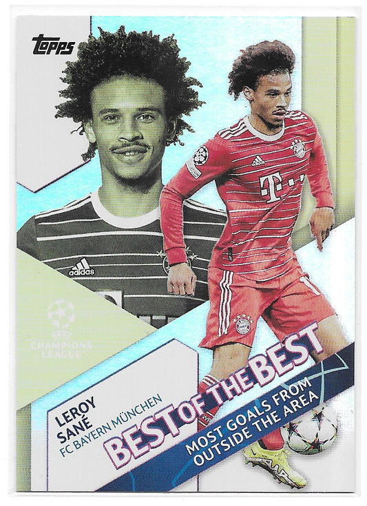 Leroy Sane (FC Bayern Munchen) Best of the Best Topps UCC Flagship 22-23