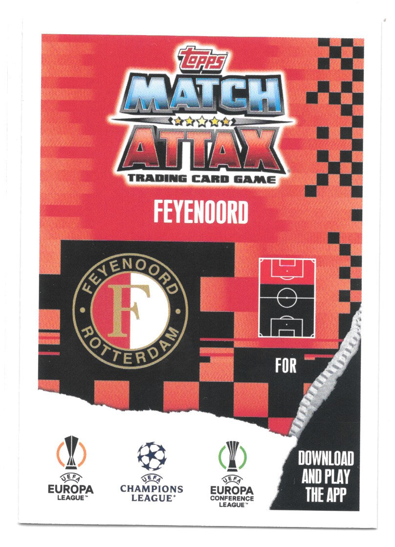 Santiago Gimenez (Feyenoord) Limited Edition Match Attax 23/24