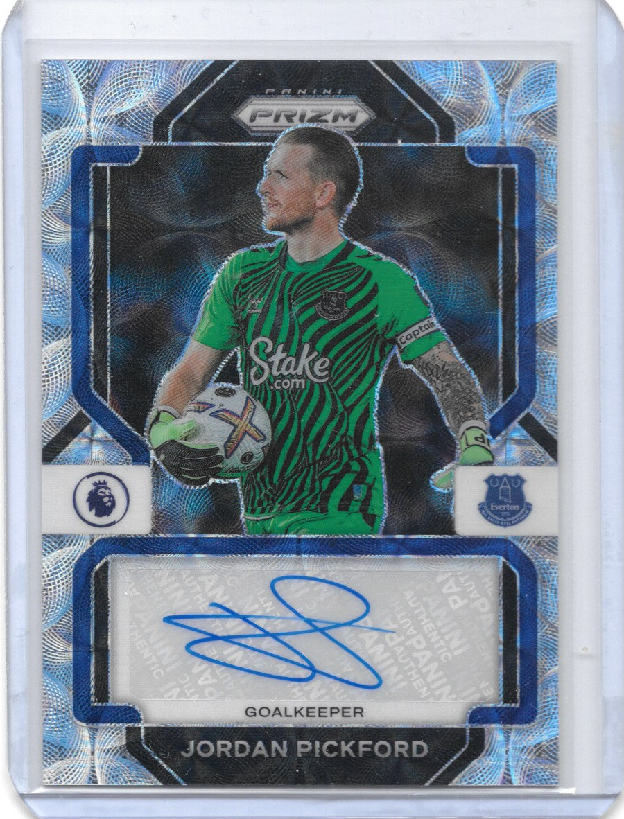 Jordan Pickford (Everton) Signatures Choice Panini Prizm Premier League 2022-23