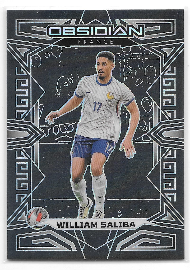 William Saliba (France) /120 Panini Obsidian Soccer 2023-24