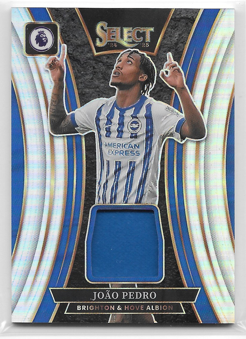 Joao Pedro (Brighton & Hove Albion) Select Memorabilia Prizm Relic Panini Select Premier League 2024-25