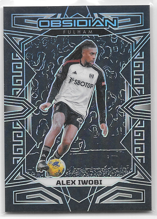 Alex Iwobi (Fulham) 080/120 Panini Obsidian Soccer 2023-24