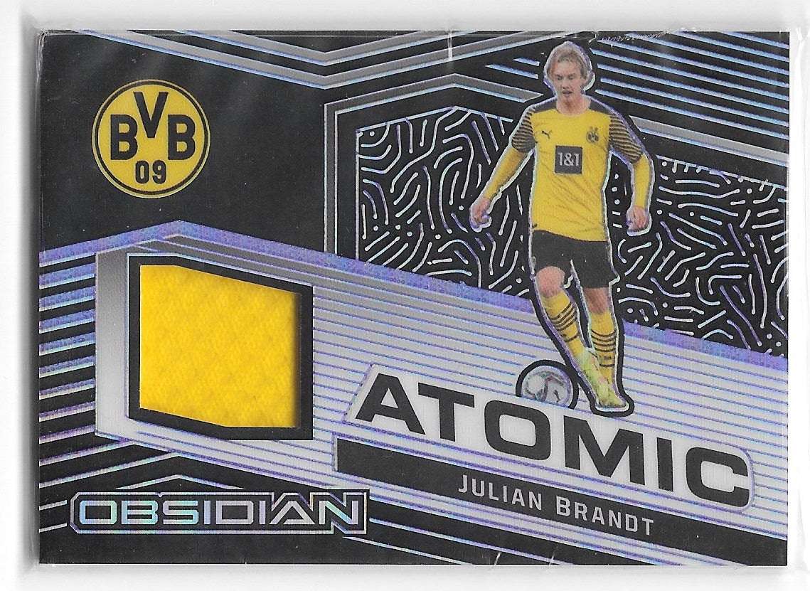 Julian Brandt (Borussia Dortmund) Atomic Material Purple /75 Panini Obsidian Soccer 21-22