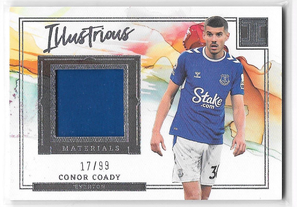 Conor Coady (Everton) Illustrious Materials Relic /99 Panini Impeccable Premier League 22-23