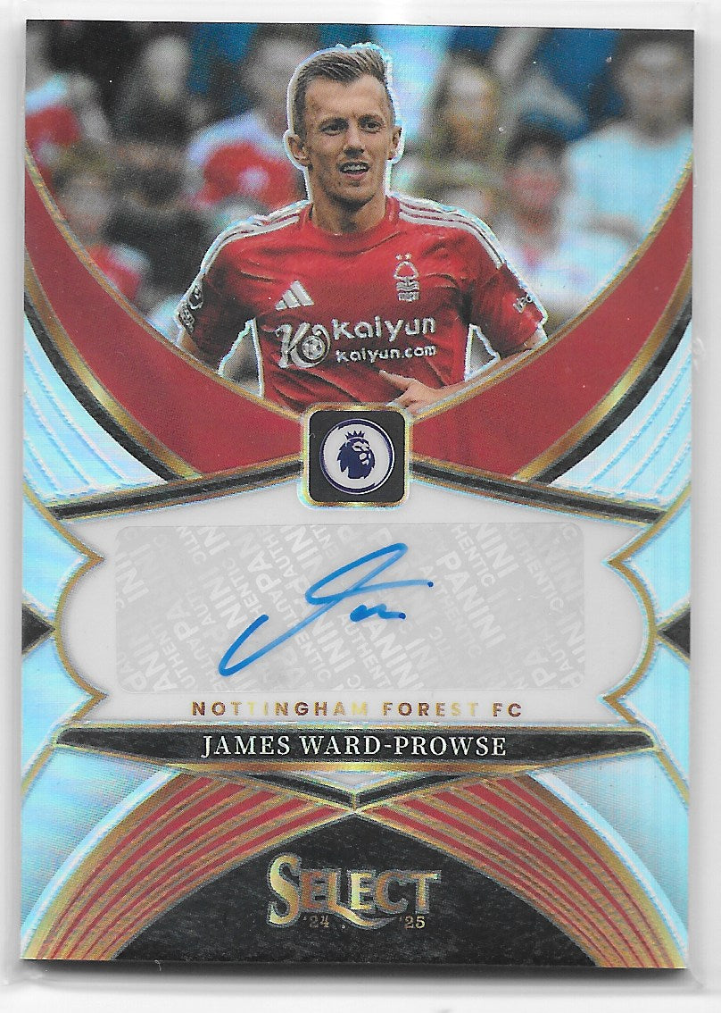 James Ward-Prowse (Nottingham Forest) Select Signatures Silver Panini Select Premier League 2024-25
