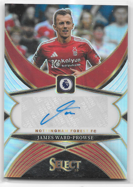 James Ward-Prowse (Nottingham Forest) Select Signatures Silver Panini Select Premier League 2024-25