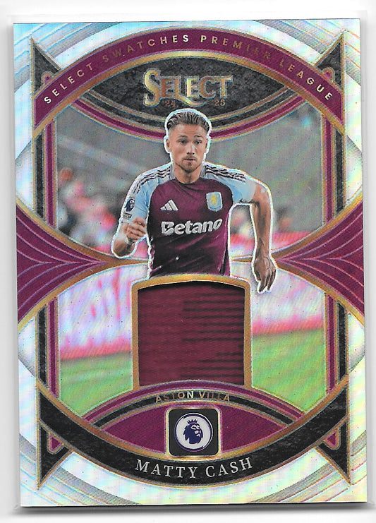 Matty Cash (Aston Villa) Select Swatch Patch Panini Select Premier League 2024-25