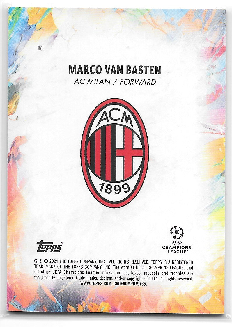 Marco van Basten (AC Milan) Inception Point Topps Inception UCC 23-24
