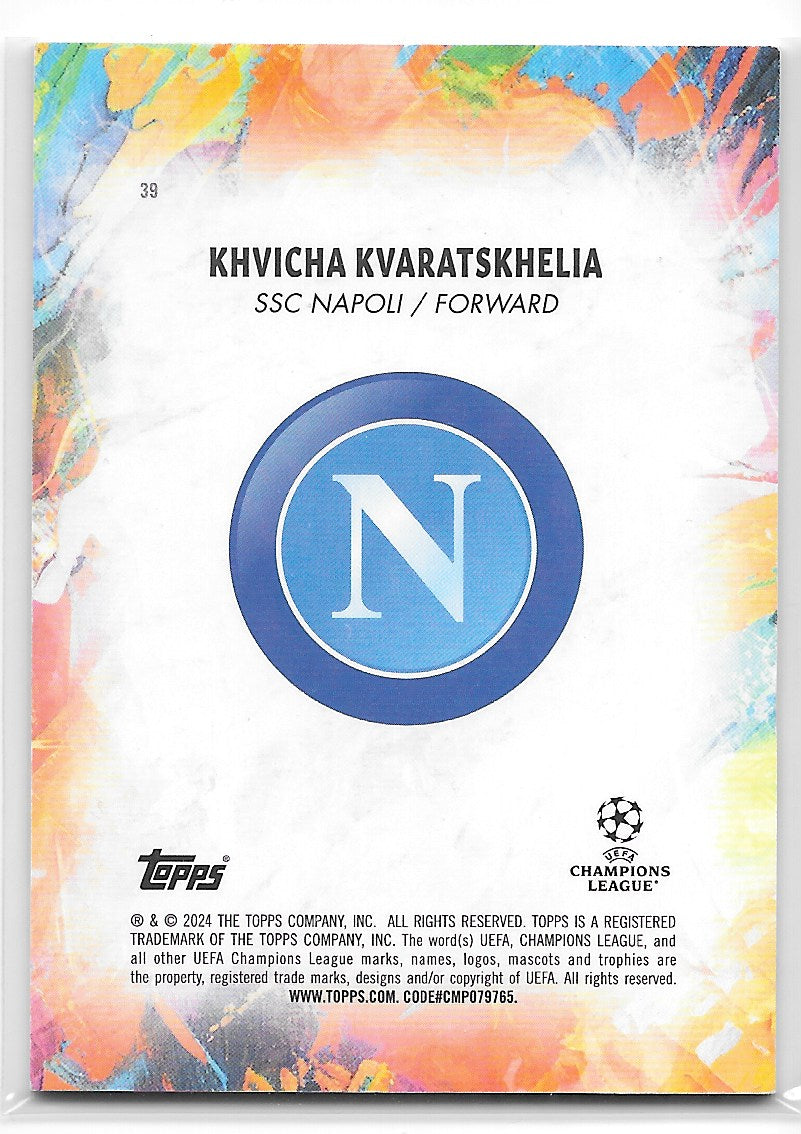 Khvicha Kvaratskhelia (Napoli) Star Quality Topps Inception UCC 2023-24