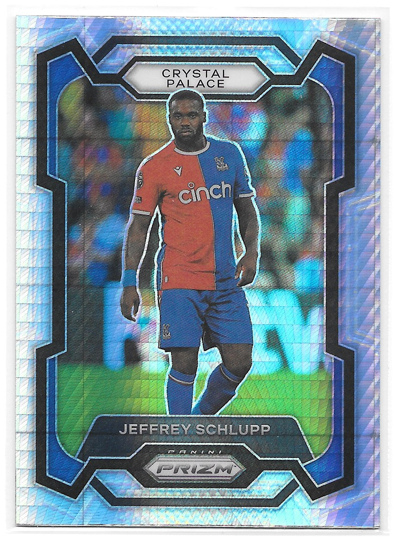 Jeffrey Schlupp (Crystal Palace) Hyper Panini Prizm Premier League 23-24