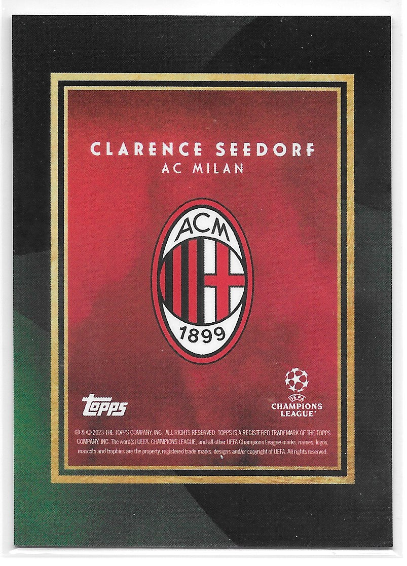 Clarence Seedorf (AC Milan) Legends Green /99 Topps Deco UCC 23-24