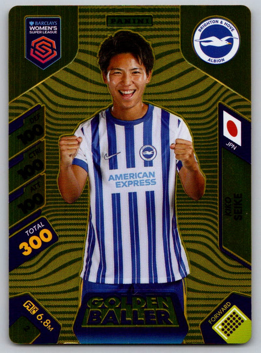 Kiko Seike (Brighton & Hove Albion) Golden Baller Panini Women’s Super League Adrenalyn XL 2025