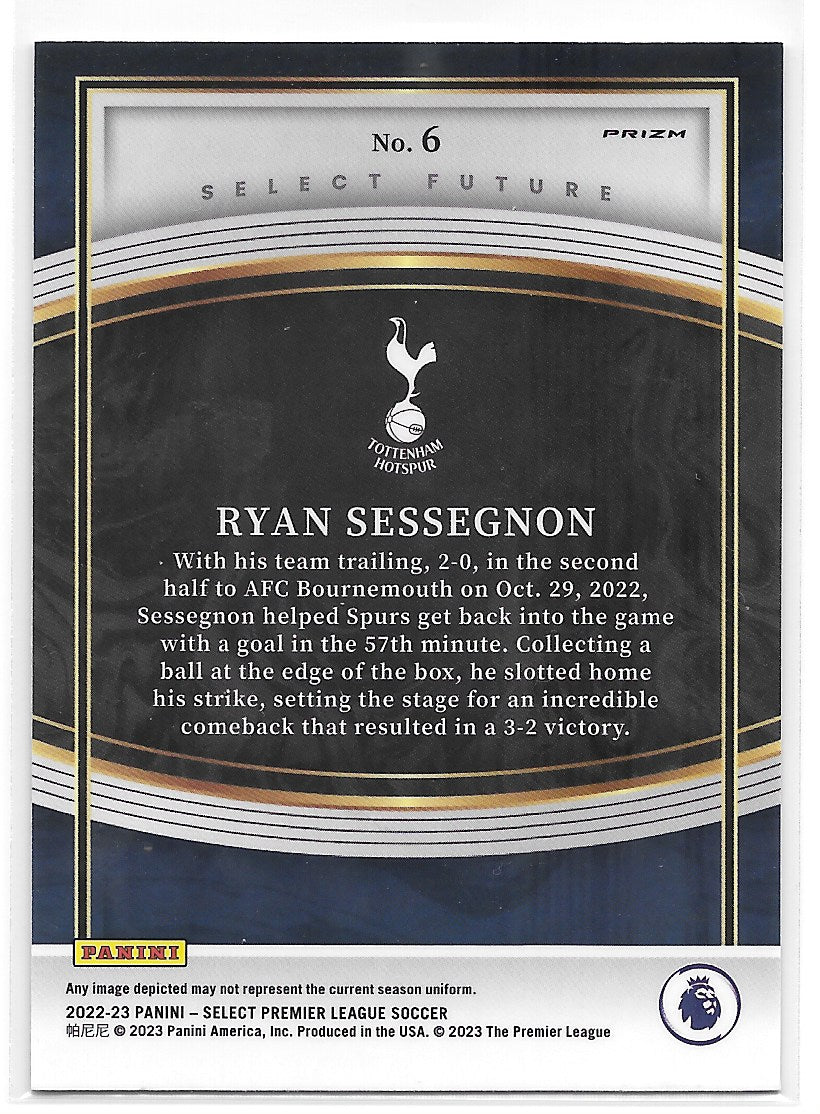 Ryan Sessegnon (Tottenham Hotspur) Select Future Panini Select Premier League 22-23