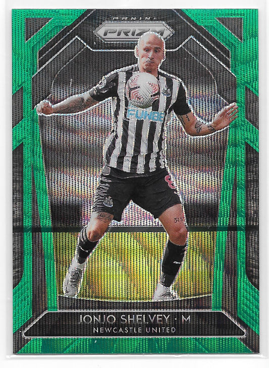 Jonjo Shelvey (Newcastle United) Green Wave Panini Prizm Premier League 20-21