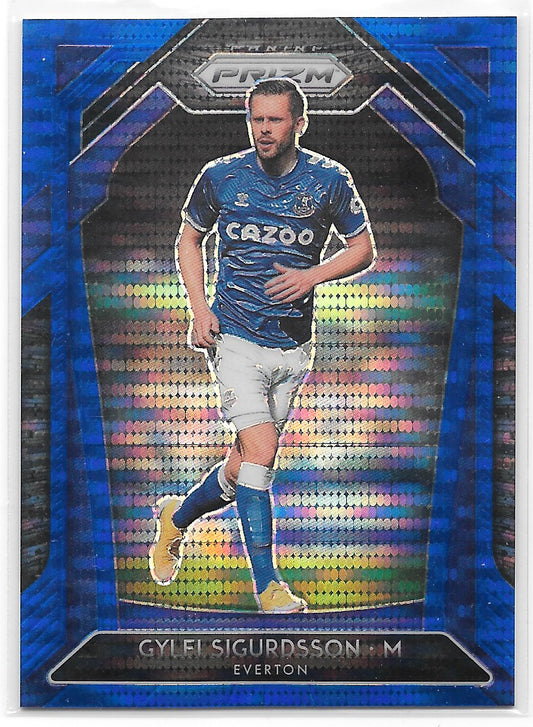 Gylfi Sigurdsson (Everton) Blue Breakaway /195 Panini Prizm Premier League 20-21