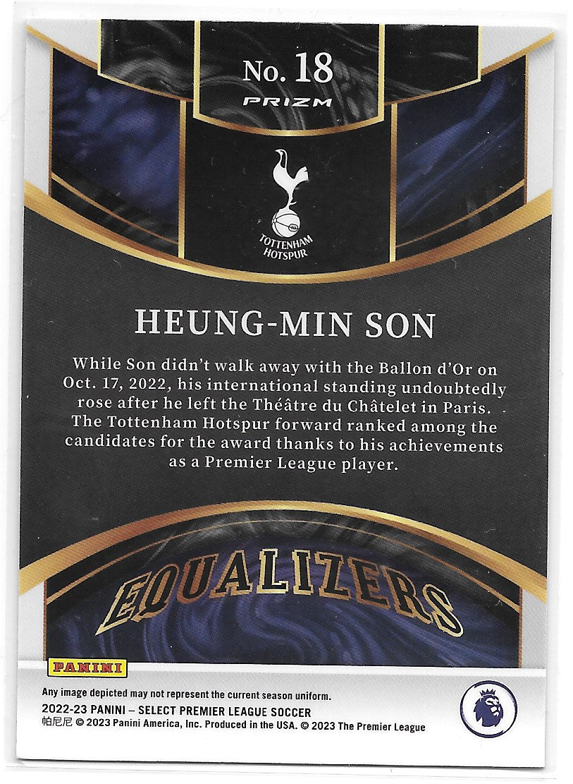 Heung-Min Son (Tottenham Hotspur) Equalizers Panini Select Premier League 22-23