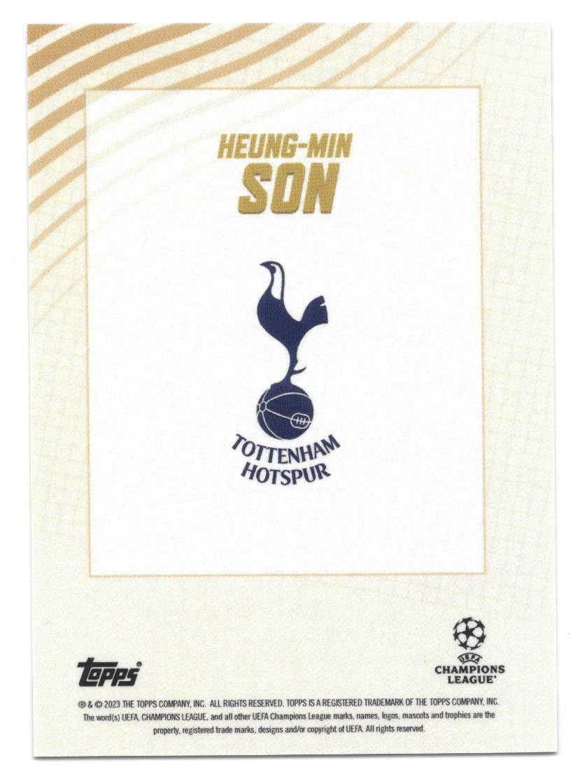 Heung-Min Son (Tottenham Hotspur) Gold Topps Gold x Dan Leydon UEFA 22-23