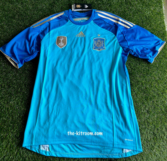 2013-15 Spain Goalkeeper GK Football Shirt