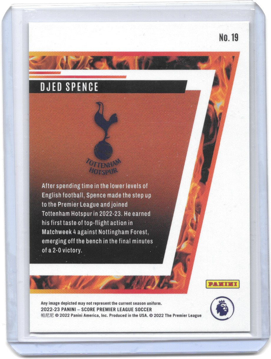 Djed Spence (Tottenham Hotspur) Hot Rookies 1 of 1 Panini Score Premier League 2022-23