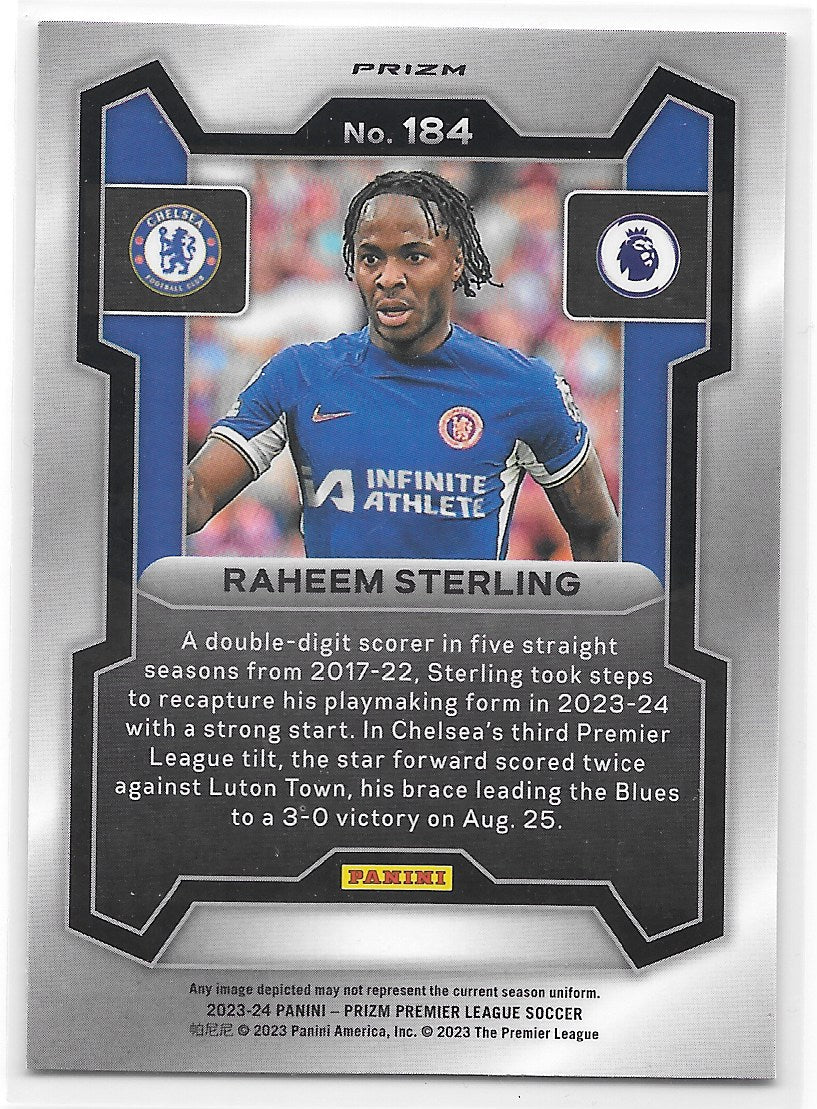 Raheem Sterling (Chelsea FC) Breakaway Panini Prizm Premier League 23-24