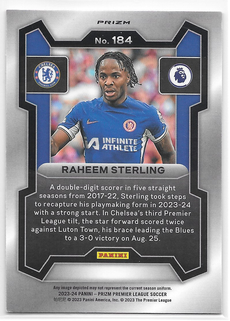 Raheem Sterling (Chelsea FC) Pink Mosaic Panini Prizm Premier League 23-24