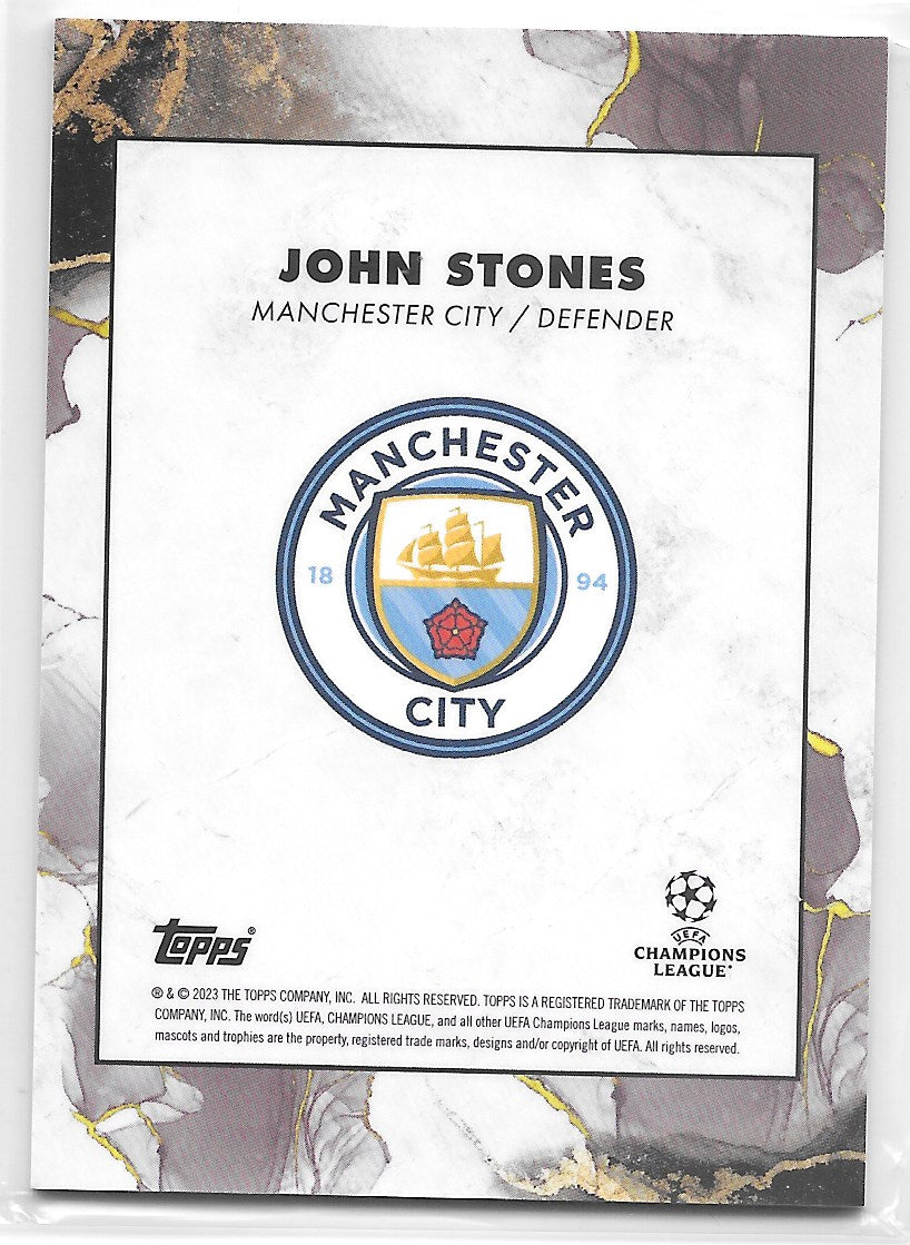 John Stones (Manchester City) Star Quality Topps Inception UEFA Club Competitions 22-23