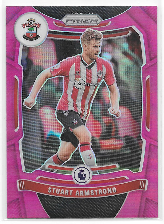 Stuart Armstrong (Southampton) Pink Prizm Panini Prizm Premier League 21-22