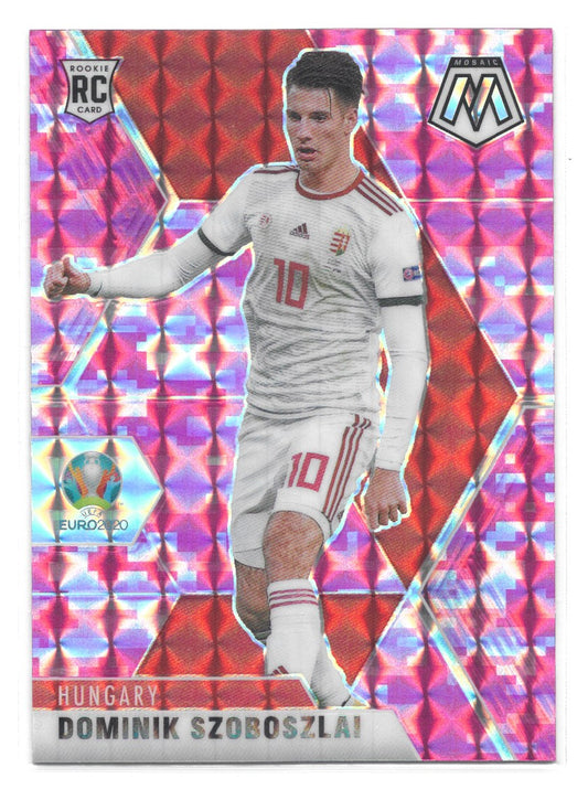 Dominik Szoboszlai (Hungary) Camo Pink Panini Mosaic UEFA Euro 2020