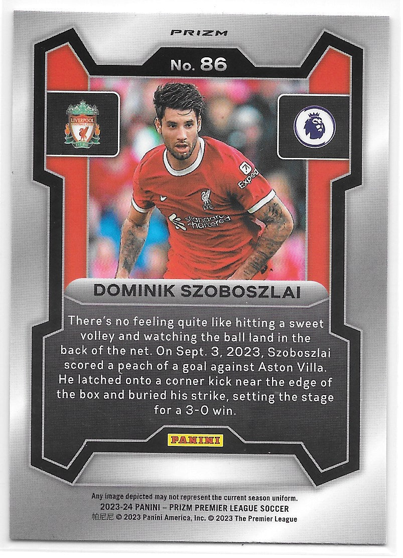 Dominik Szoboszlai (Liverpool FC) Pink Mosaic Panini Prizm Premier League 23-24